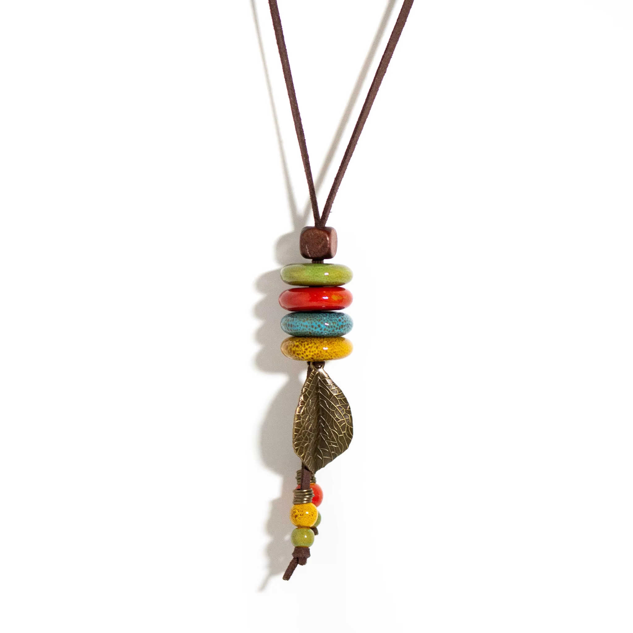 Miredo bijoux en gros mode pendentif en céramique artware collier livraison directe 2X105