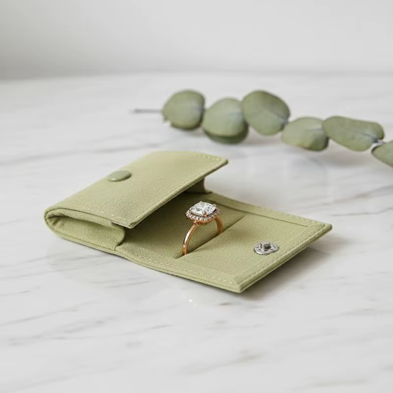 Boîte à bijoux en velours