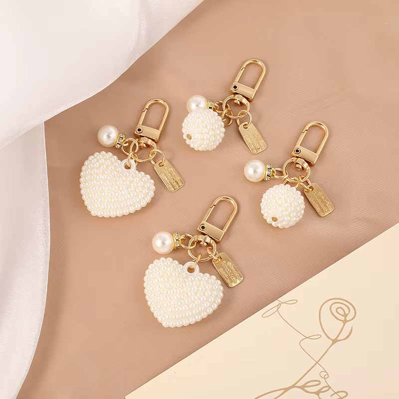 Porte-clés en perles élégant