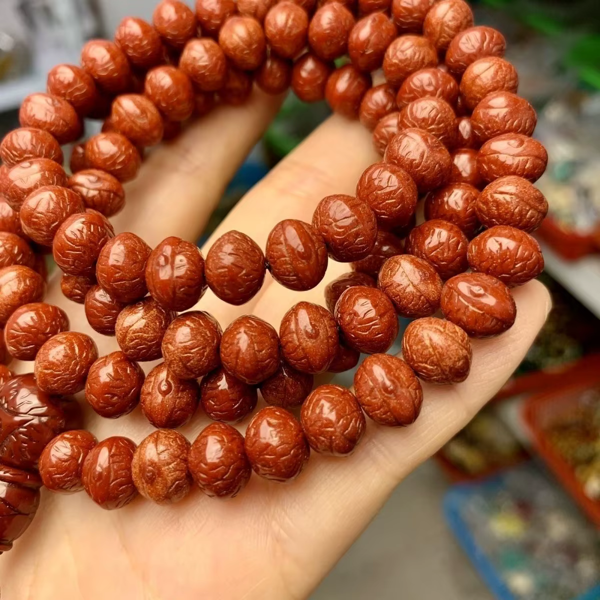Perles Bodhi népalais 108 pièces
