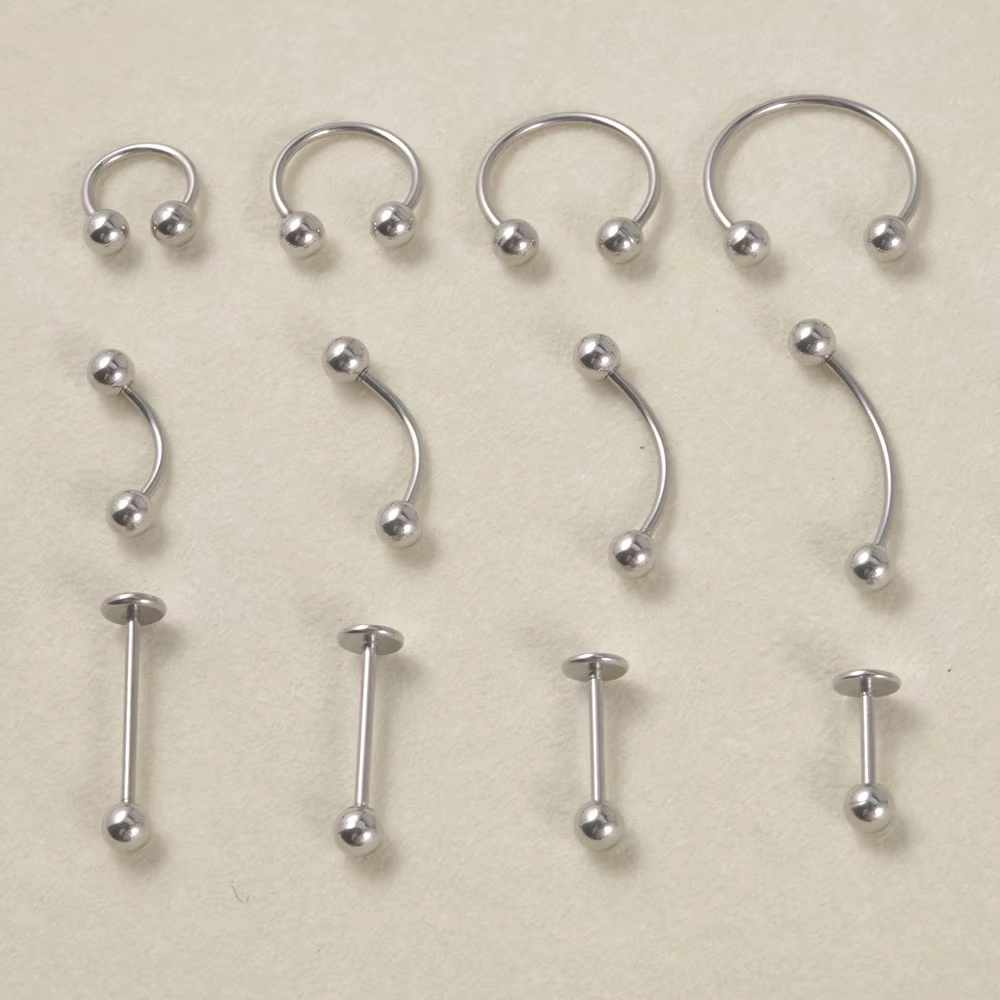 Labret à lèvres en acier chirurgical