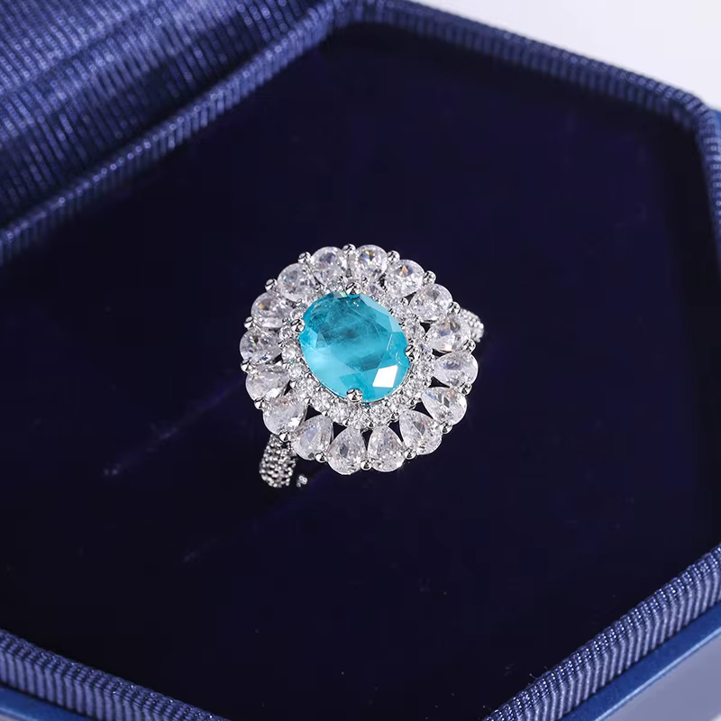 Bague de Couple plaquée argent 925 pour femmes