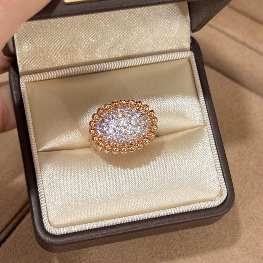 Bague de luxe légère en diamant pour femmes