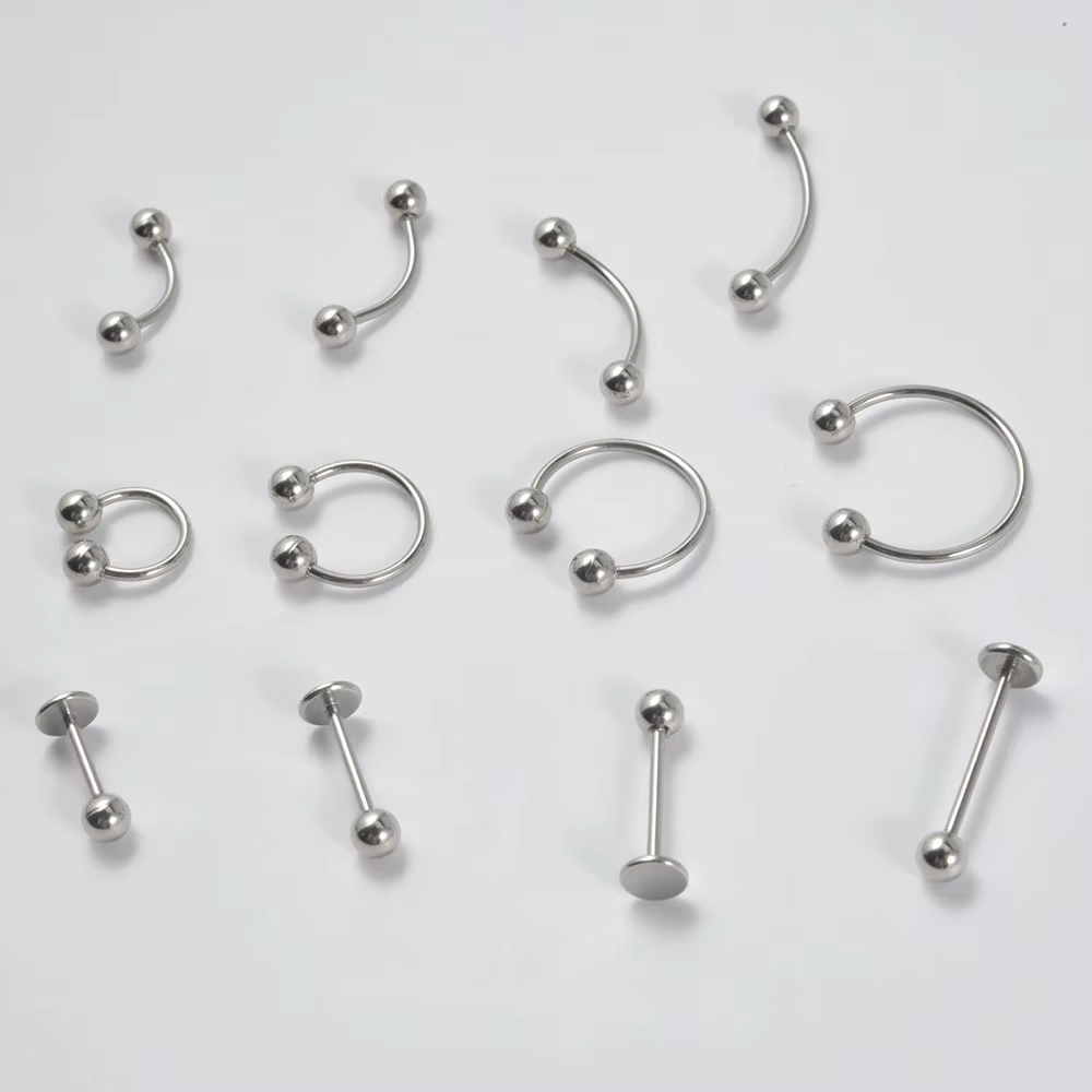 Labret à lèvres en acier chirurgical