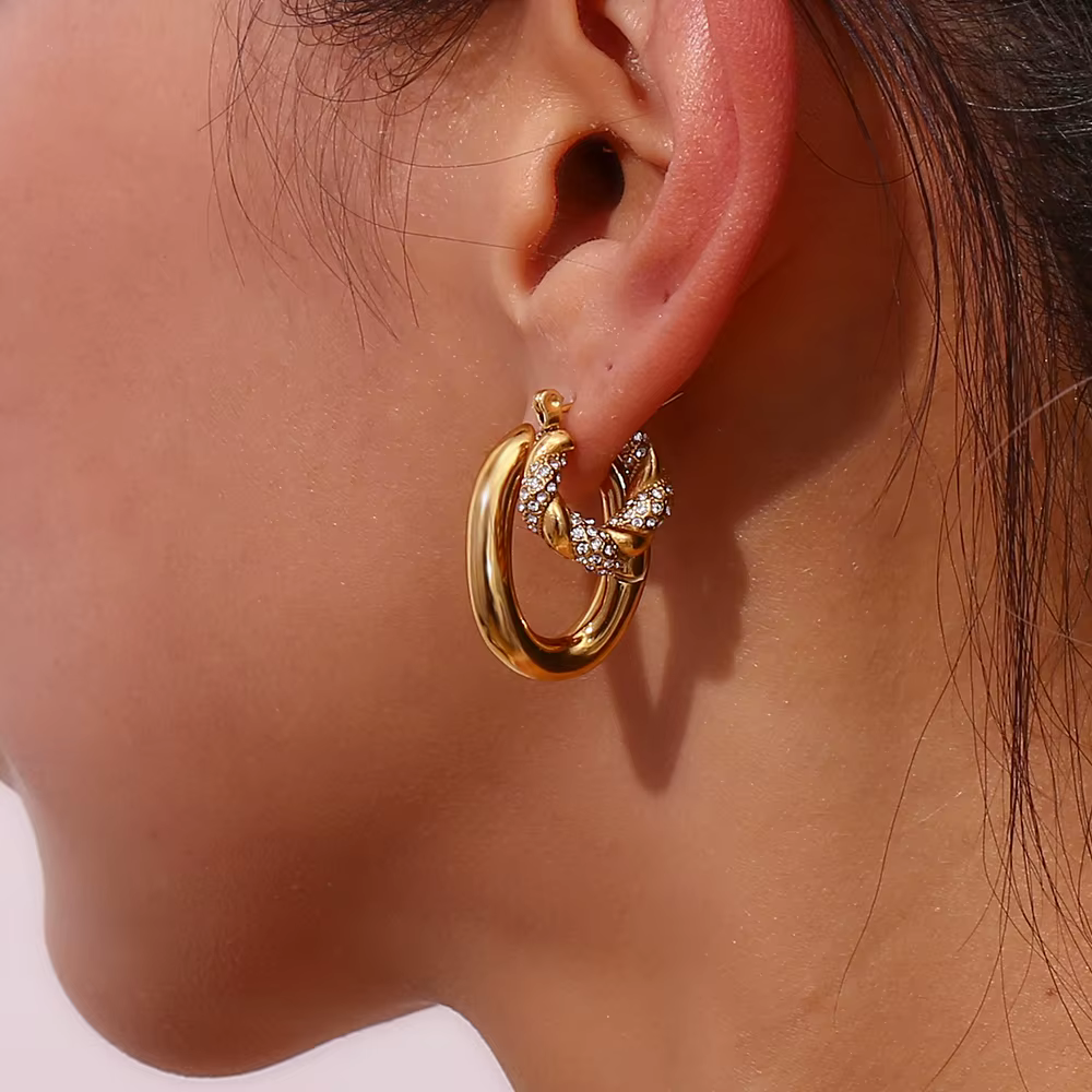 Y2K-Générateur de bijoux en acier plaqué or pour femme