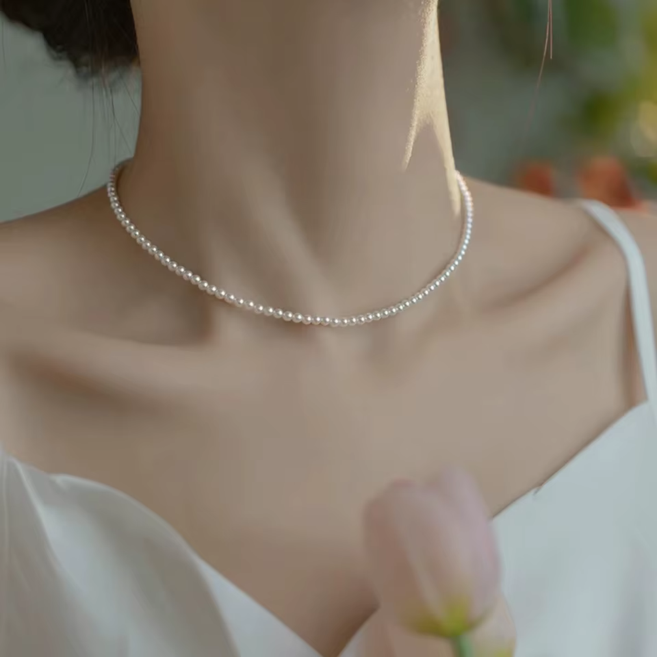 Collier de perles exquis pour femmes