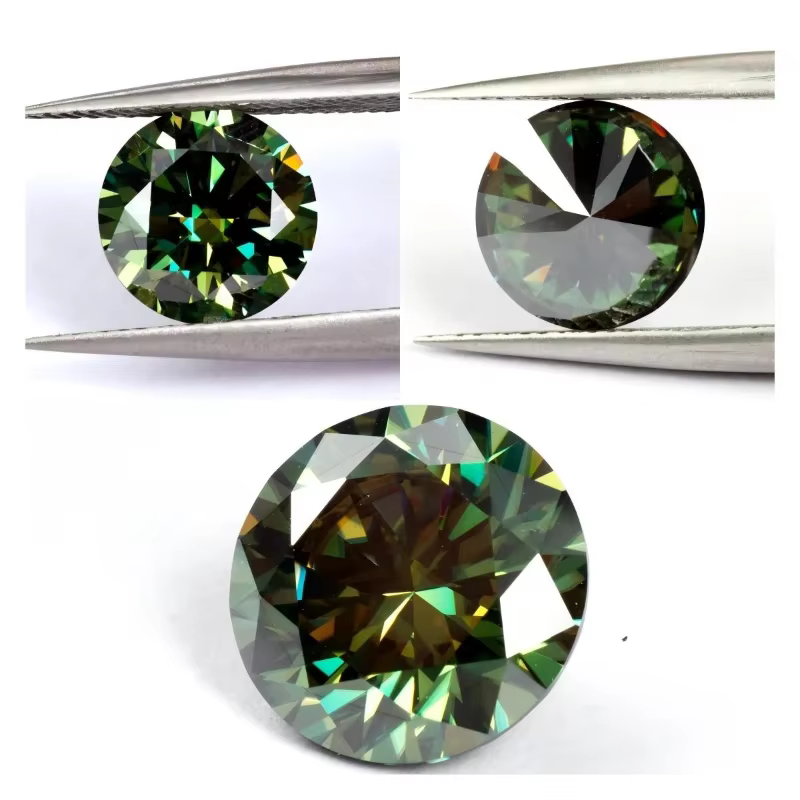 Moissanite taille ronde