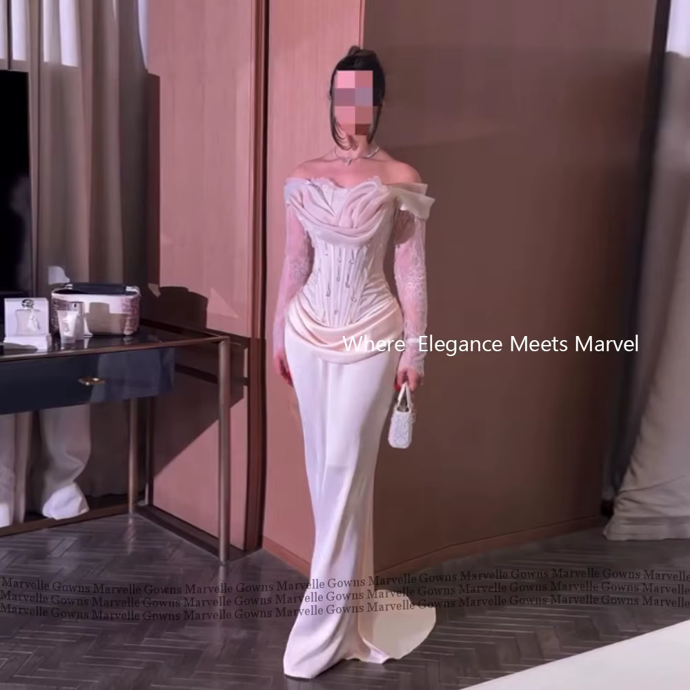 MG Custom – robe de soirée blanche élégante