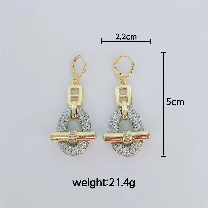 Boucles d'oreilles Nekelace plaquées or 18 carats