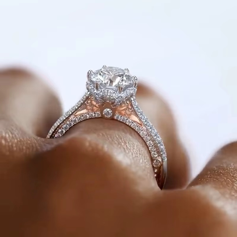 Bague de fiançailles de luxe pour femmes