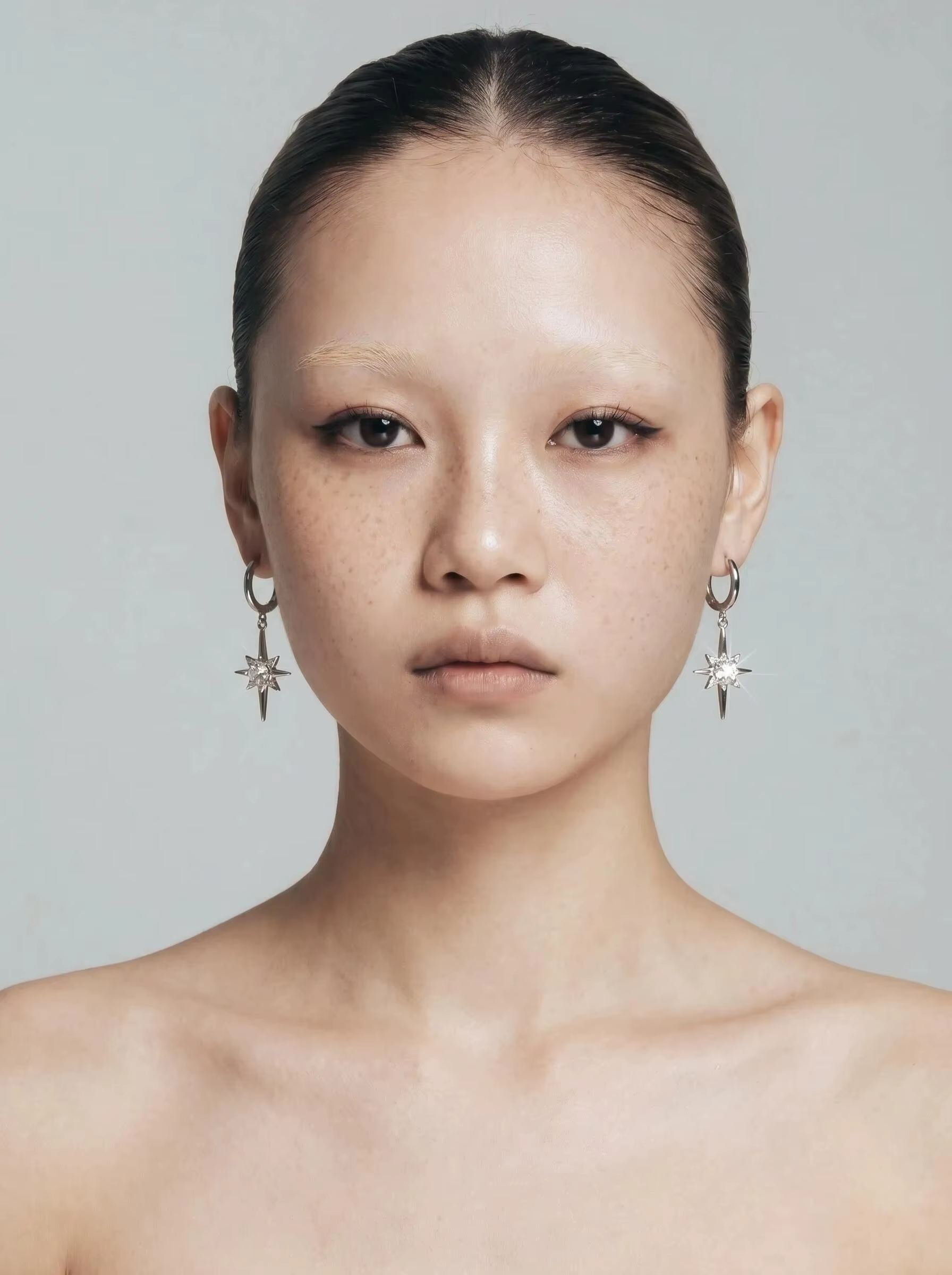 Boucles d'oreilles créoles Y2K en acier inoxydable