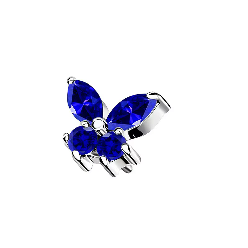 1 pièce Piercing labret papillon