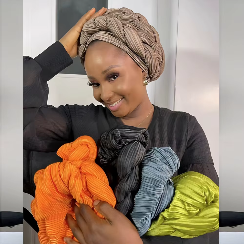 Auto Gele-Cravate de Sauna Africaine