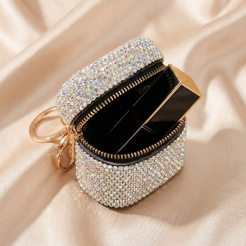 Sac de rangement orné de strass