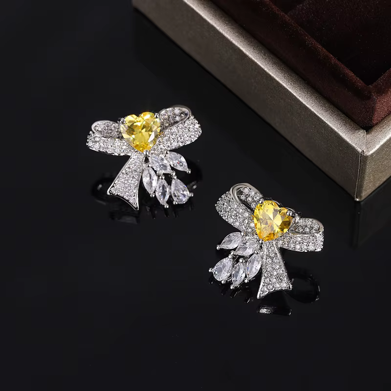 Boucles d'oreilles plaquées argent 925 pour femmes