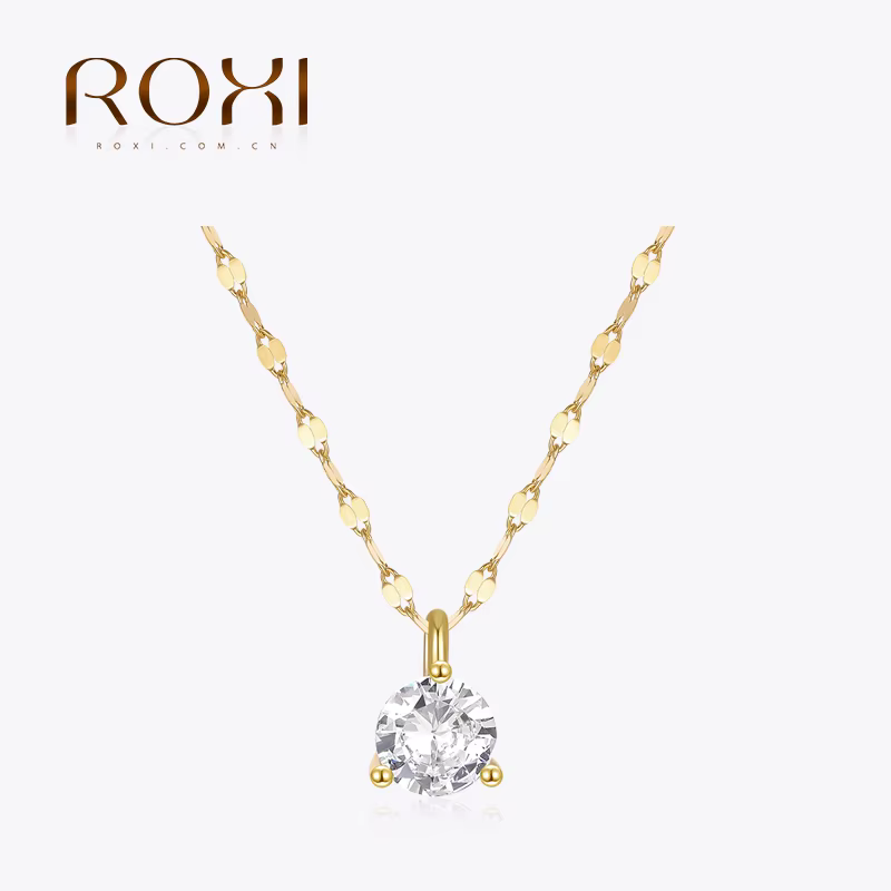 Collier Classique Rond en Argent Sterling 100% pour Femme