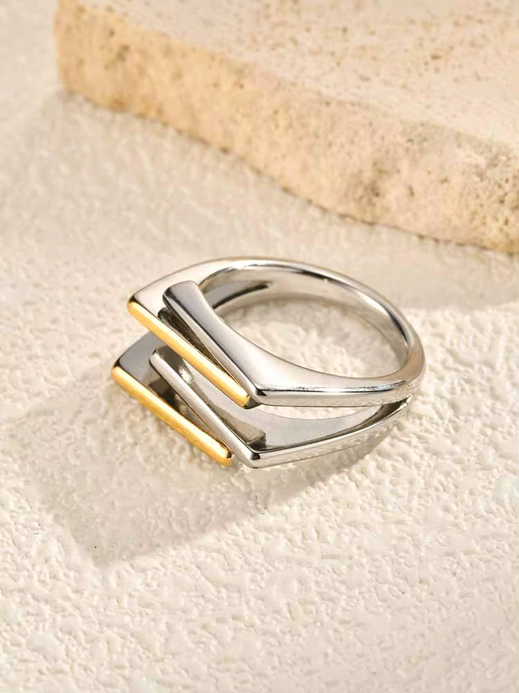 Bague croix ouverte pour femmes
