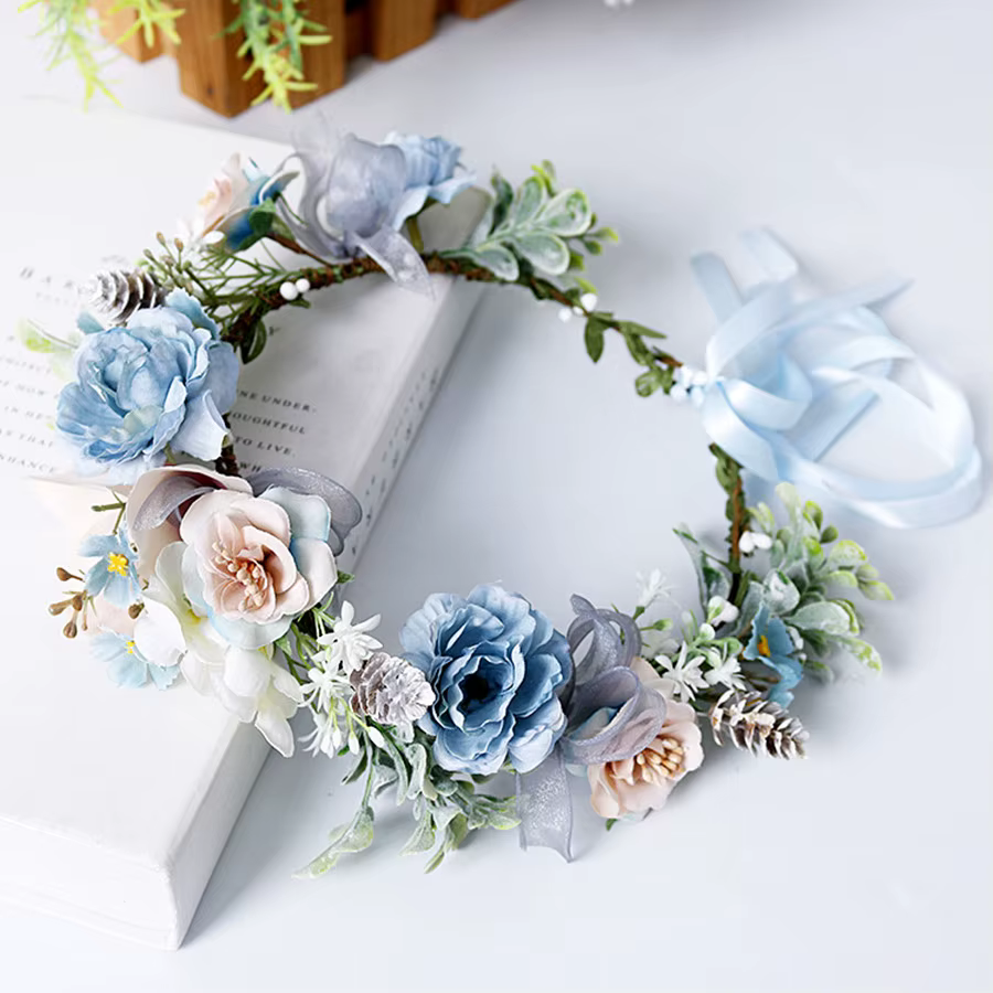 Couronne de demoiselle d'honneur pour mariée