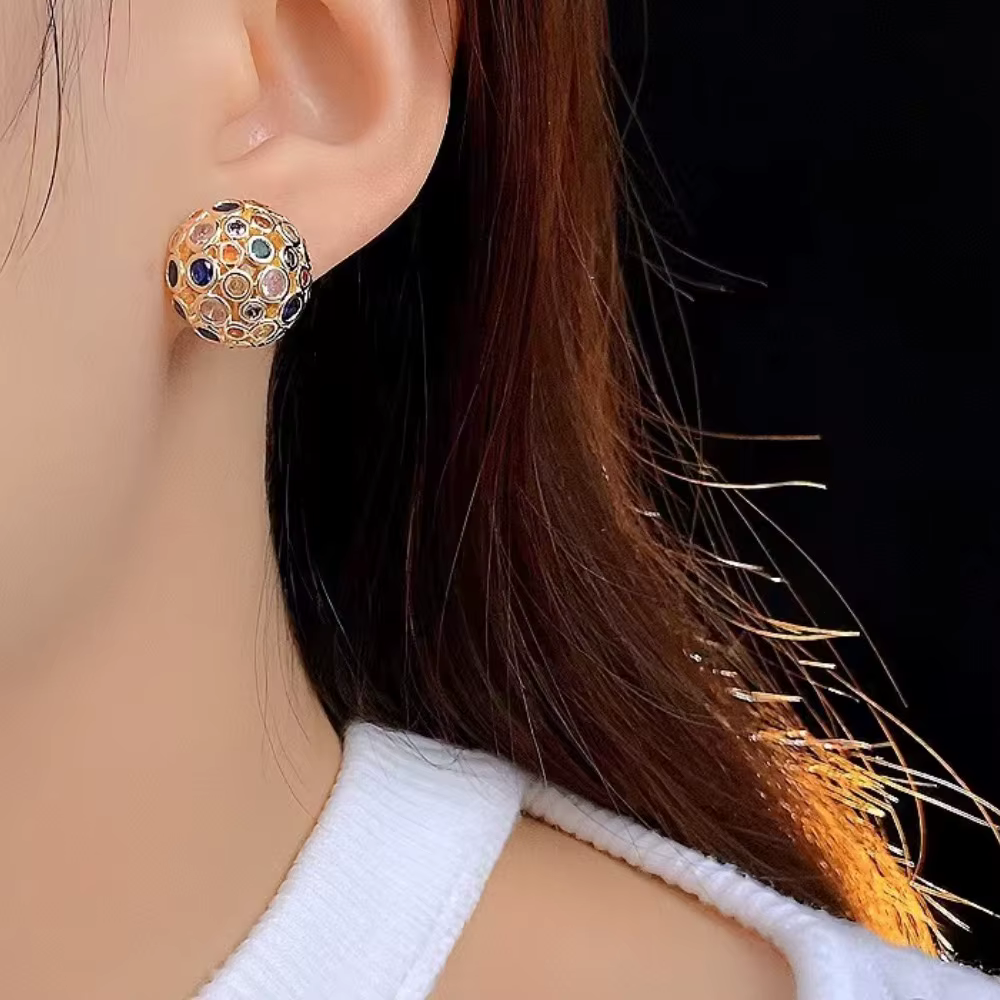 Boucles d'oreilles élément médiéval