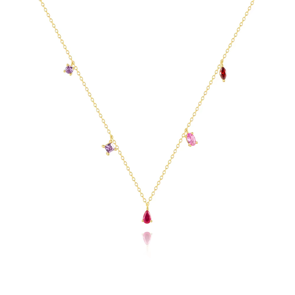 CANNER 2025 Style de mode 925 en argent Sterling clavicule colliers ensemble Simple collier pendentif en zircone irrégulière