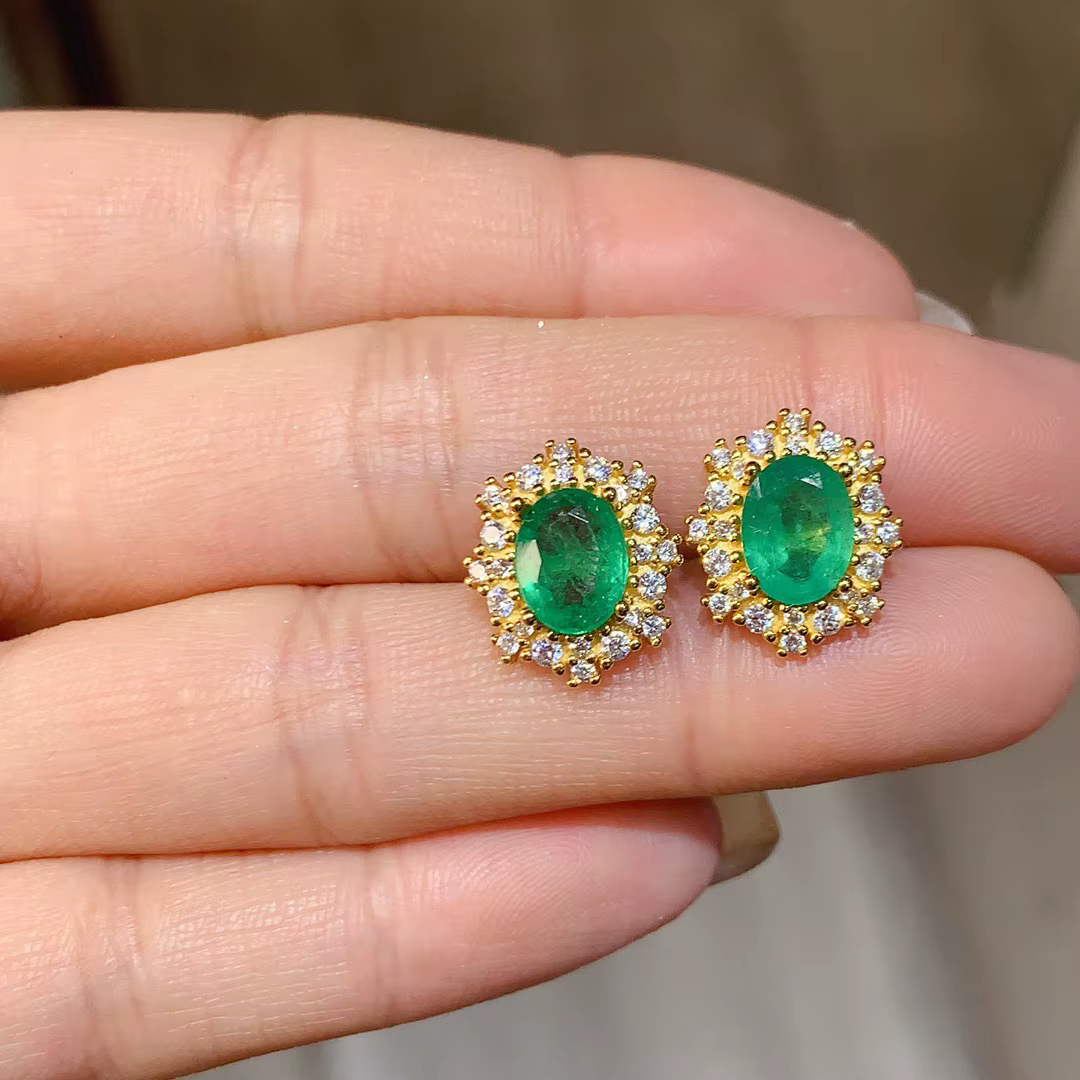 Bague émeraude de conception de créateur