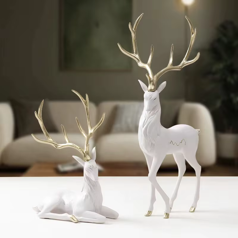 Statue de Cerf Haut de Gamme