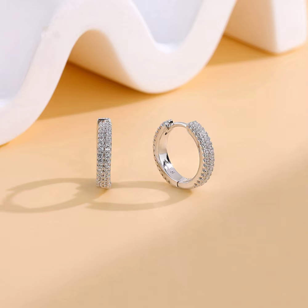 Vinregem Lab créé saphir pierres précieuses personnalité boucles d'oreilles 100% 925 en argent Sterling bijoux fins pour les femmes cadeaux en gros