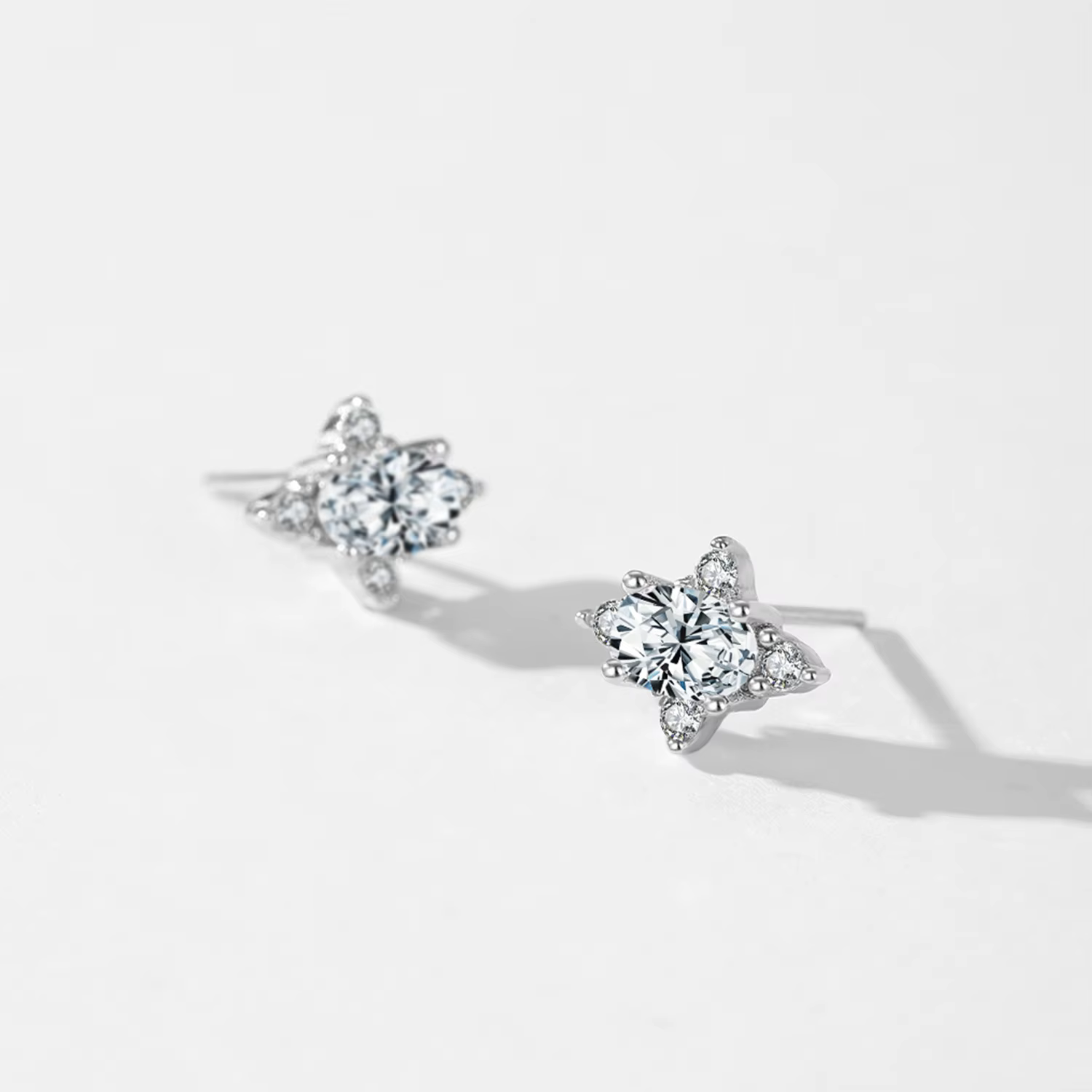 Boucles d'oreilles Ailmay Exquisite Shining Star pour femmes
