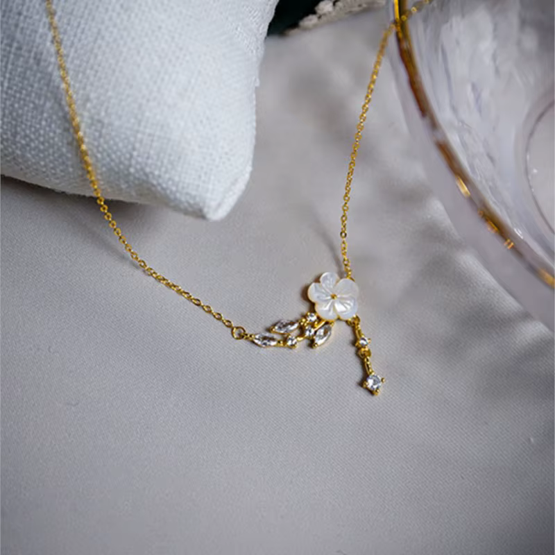 Anenjery – collier en Zircon pour femmes