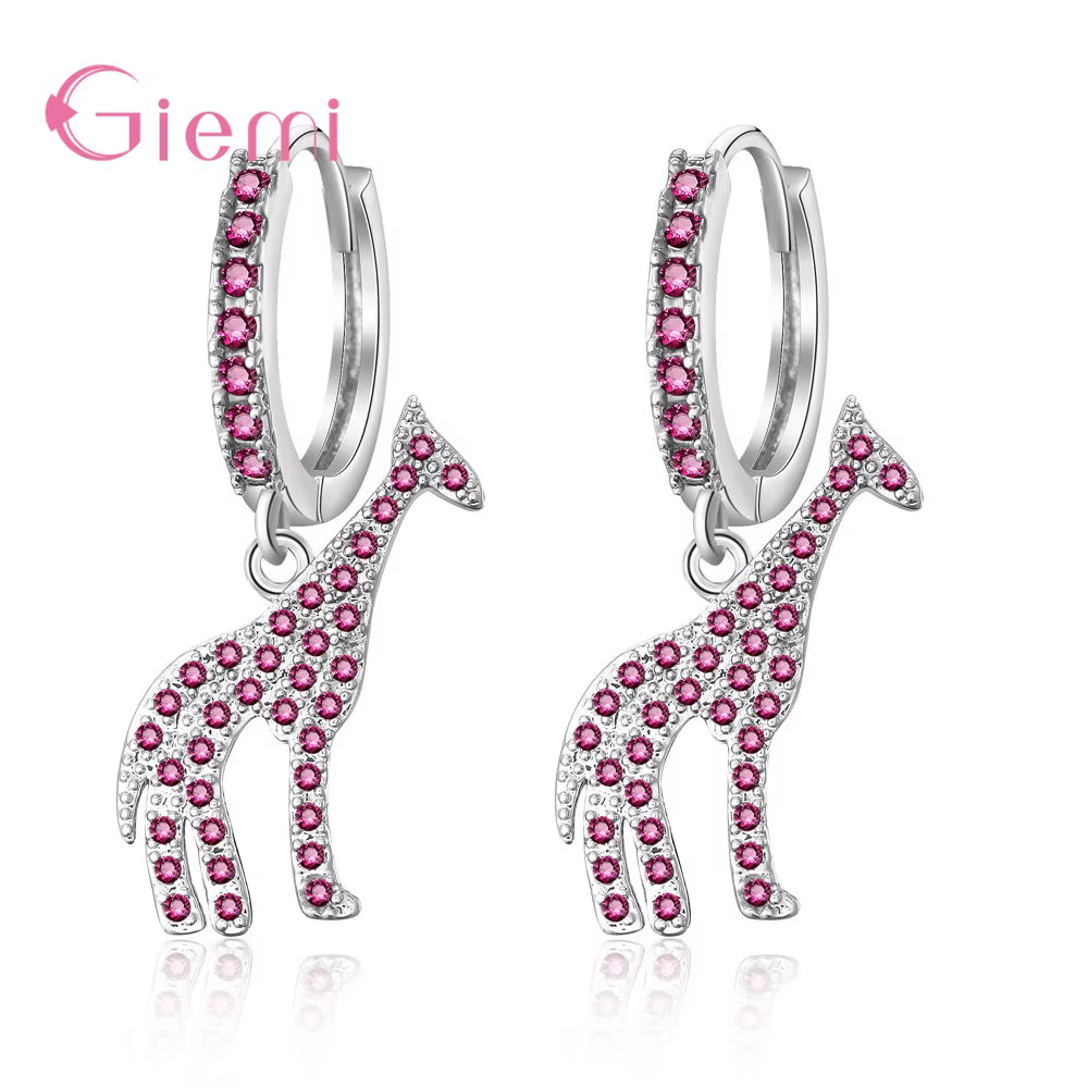Boucles d'oreilles coréennes en argent Sterling 925