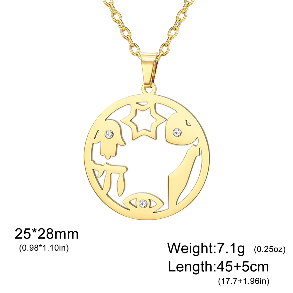 Collier Symboles Judaïques : Chai