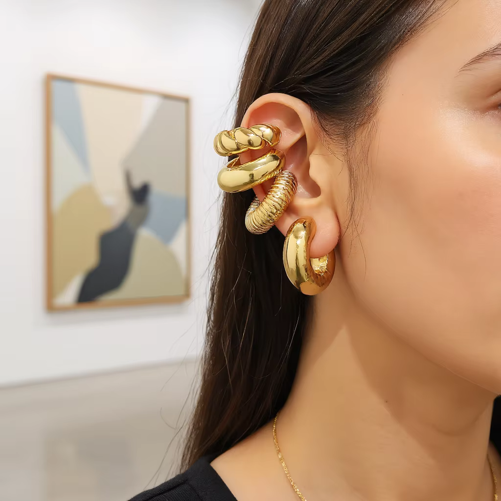 Ensemble de bijoux rétro élégant pour femmes