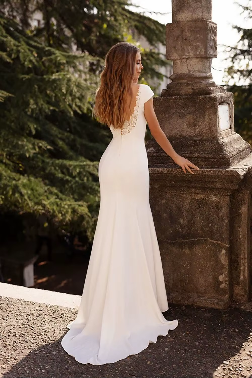 Robe de mariée sirène sexy pour femme