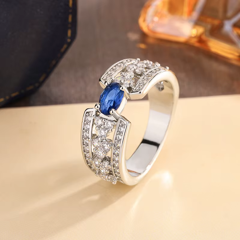 Bague en argent S925 de haute qualité pour femmes