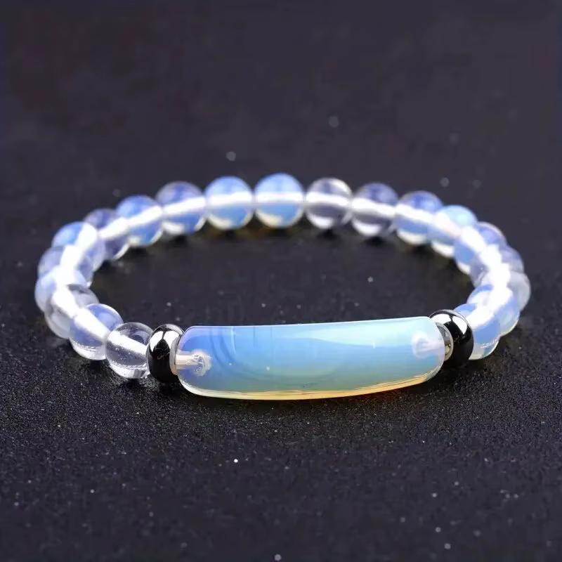 Bracelet en pierre fait à la main
