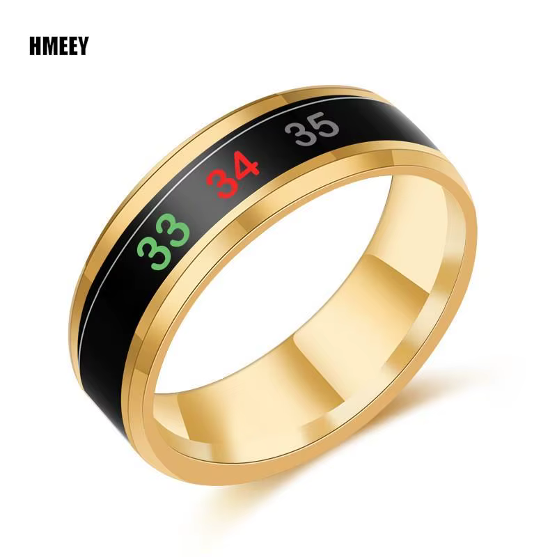 HMEEY – anneau multifonctionnel intelligent en acier inoxydable