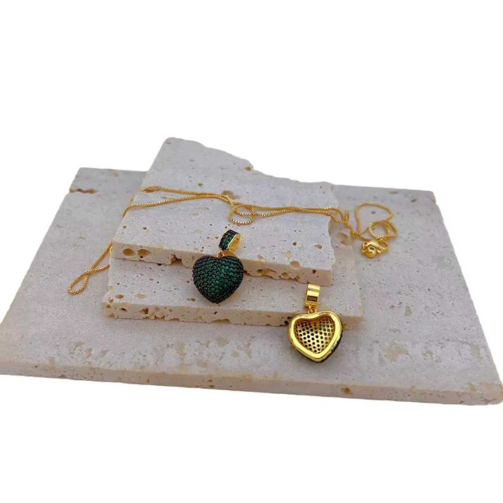 Pendentif Coloré en Forme de Cœur pour Bijoux
