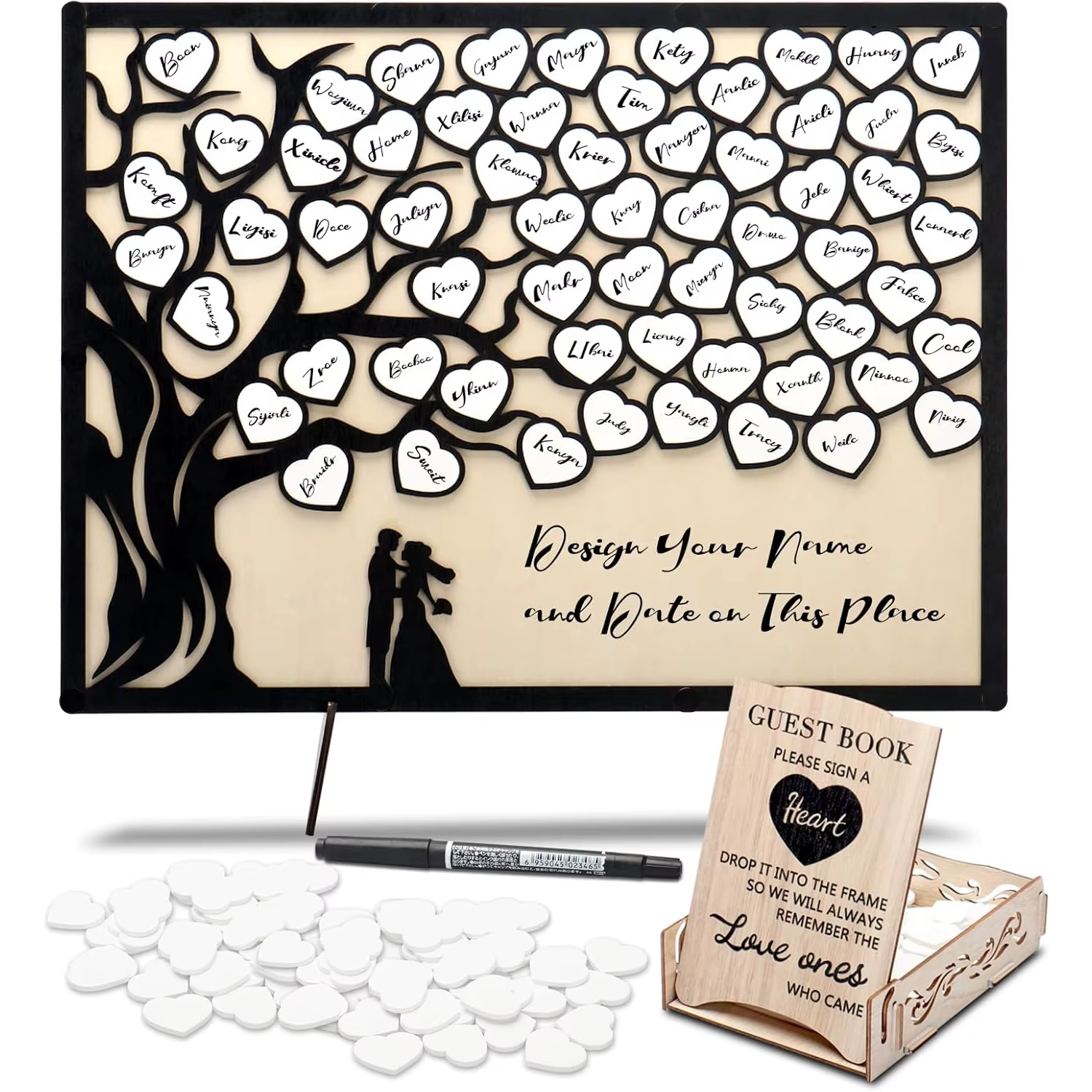 Livre d'or de mariage alternatif