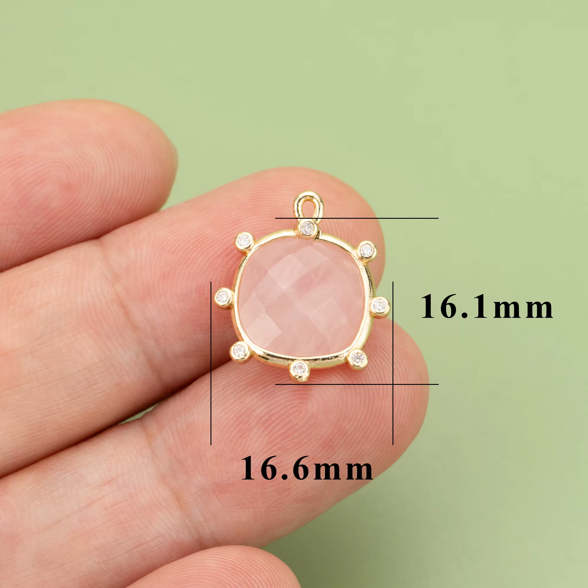 Pendentifs plaqués or 18 carats pour la fabrication de bijoux