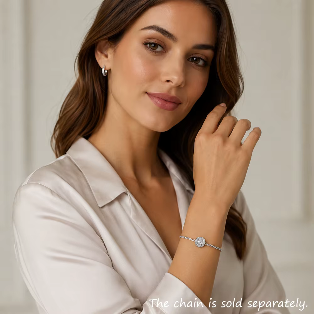 Breloque en forme de bille Zig Zag pour femmes