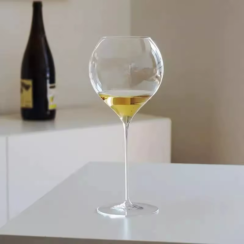 Verres à vin rouge transparents Ultra-fins de 550ml