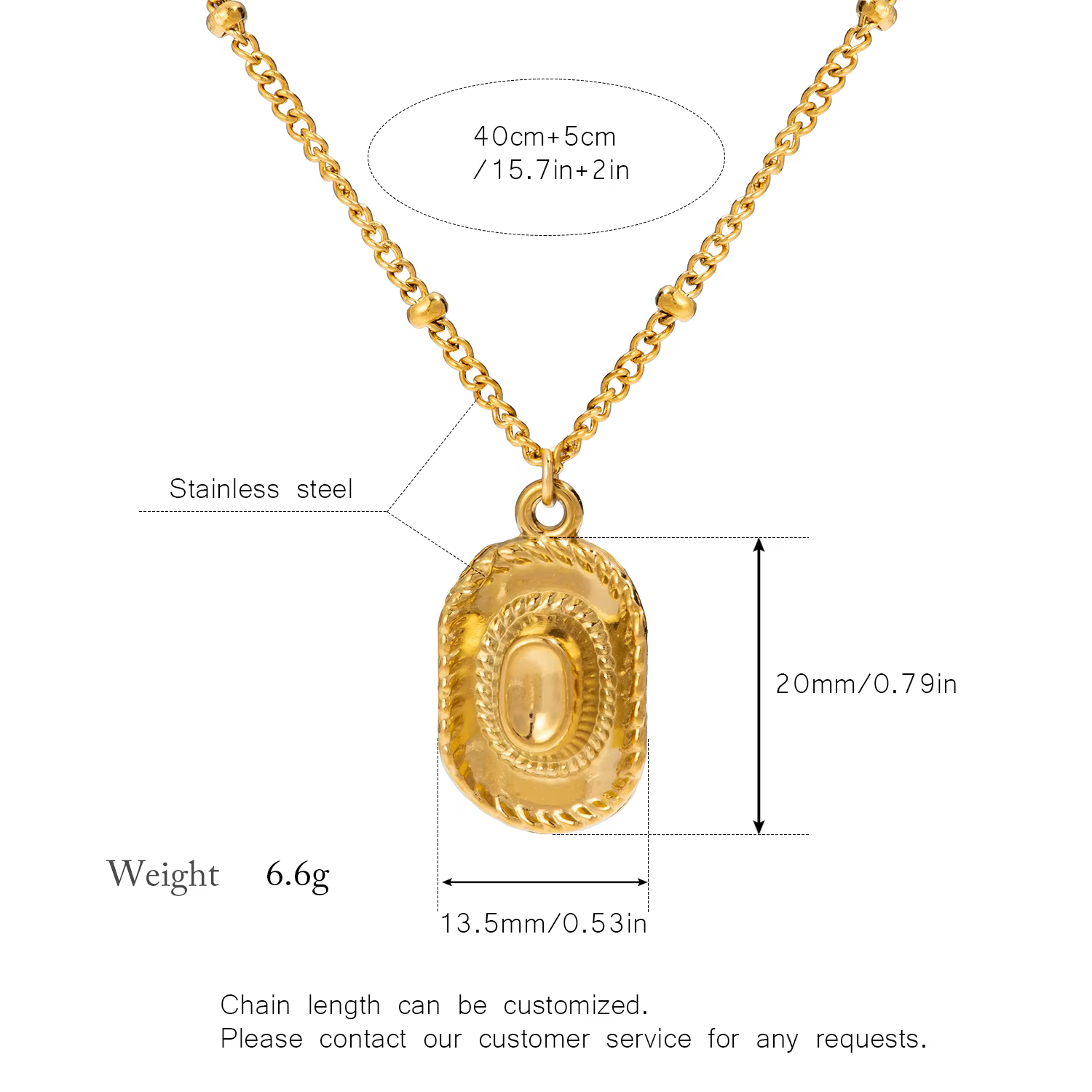 Collier pendentif chapeau de cowboy pour femmes