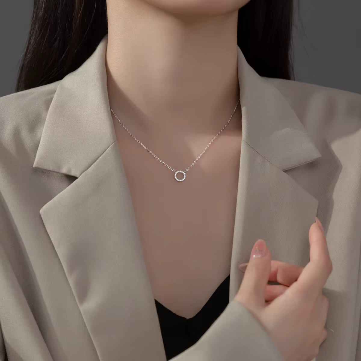 Ensemble de bijoux élégants tendance