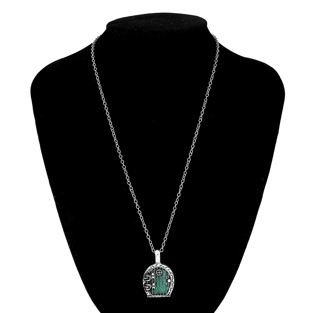 Collier de porte Hobbit du Seigneur des Anneaux – Pendentif bicolore