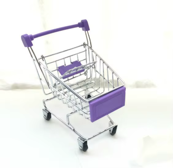Mini chariot de supermarché 1:48