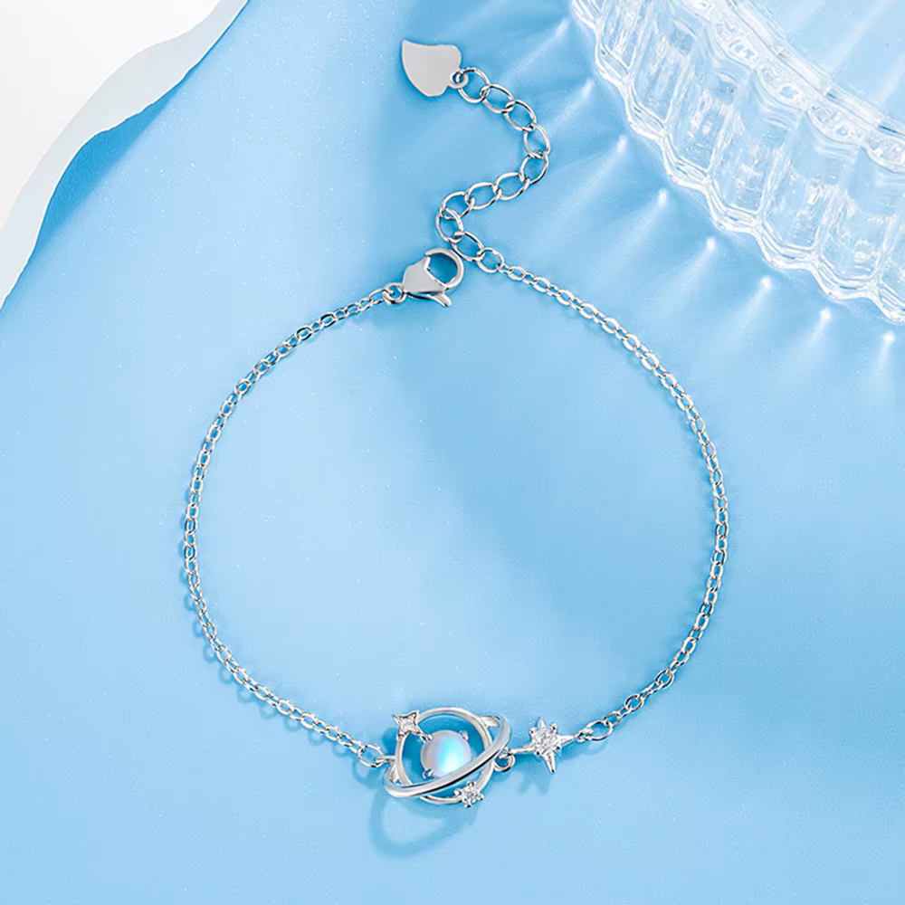 Bracelet à main en argent Sterling 925 pour femmes et filles