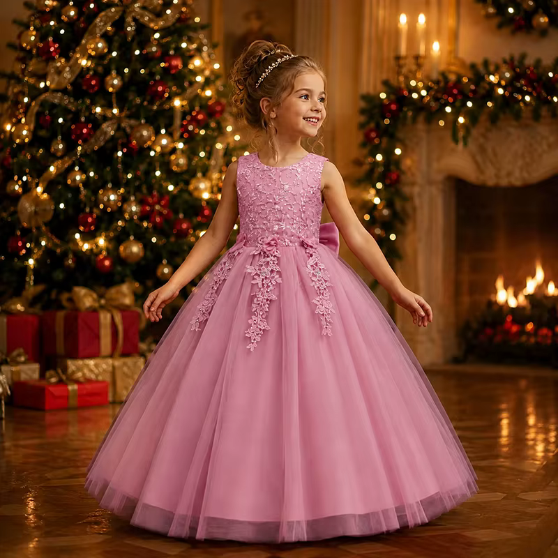 Nouvelle robe élégante pour fille