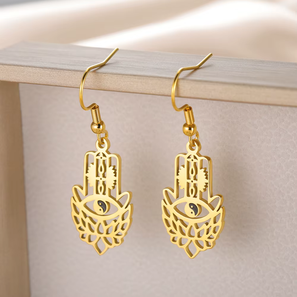 Dawapara Hamsa main boucles d'oreilles