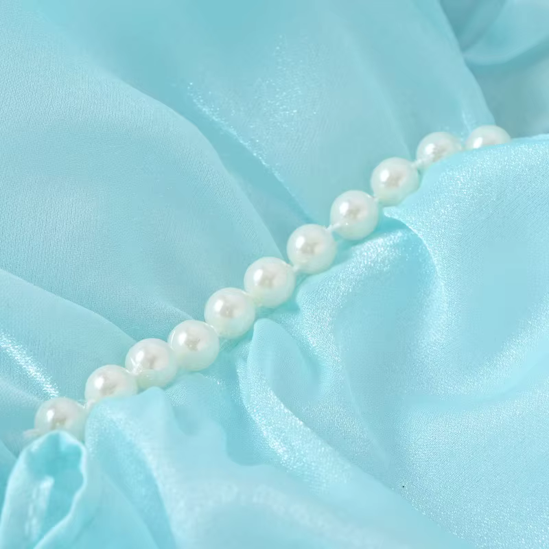 Robe de princesse faite à la main pour demoiselle d'honneur