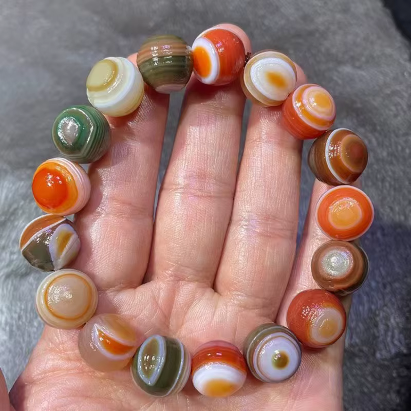 Nouveau bracelet Alxa naturel, bracelet de style ethnique exquis et à la mode.